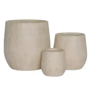 Virágcserép LT14922-3S 22x22x22 P252A bézs kép
