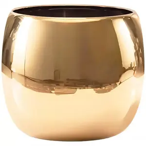 Virágcserép YS44179 Electroplating Effect D16xh15 Gold kép