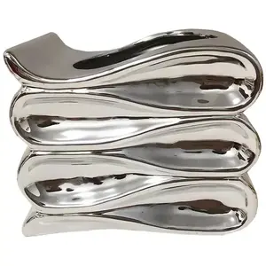 Virágcserép YS44172L Electroplating Effect 16x13, 5x13 Silver kép