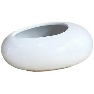 Virágcserép YS44170W ceramic 16x12x6, 5 White kép