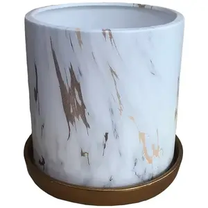 Virágcserép YS44149xL ceramic Water Transfer Effect 18x18 kép