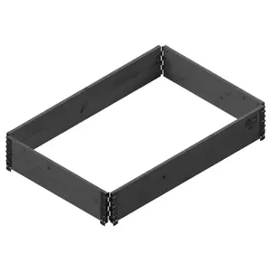 Emelt ágyás black eco 120x80x19, 5 cm kép