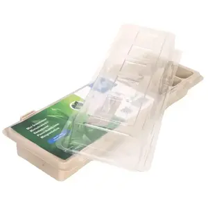 Mini üvegház 47x16 18 virágcserép fedéllel kép