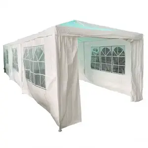 Kerti pavilon 3x9x2, 7 m fehér kép