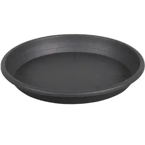 Virágcserép tál Cilindro 17 cm antracit kép