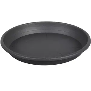 Virágcserép tál Cilindro 15 cm antracit kép