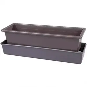 Öntisztító virágcserép 50cm/15L/ barna kép
