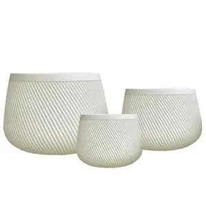 Virágcserép HC30189-3S 39.5x39.5x27 kép
