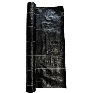 Fekete szövet talajtakaró 1, 6x10 m 95 g/m2 kép