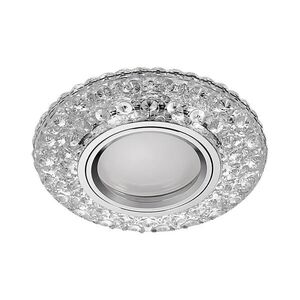 Emithor - ELEGANT GLASS FIX mennyezeti lámpa 1xGU10/50W+LED/3W 4000K kép