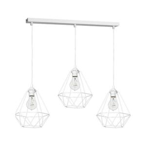 Függeszték BASKET 3xE27/60W/230V fehér 7213 kép