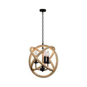 Csillár láncon ROPE GLOBO 3xE14/10W/230V 307903 kép