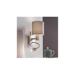 Eglo 96479 - LED flexibilis lámpa PASTERI 1xE27/40W+LED/3, 8W szürke 96479 kép