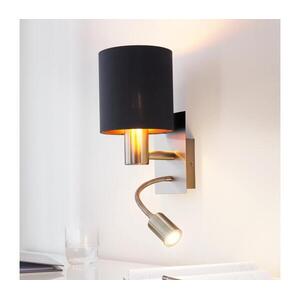Eglo 96483 - LED flexibilis lámpa PASTERI 1xE27/40W+LED/3, 8W fekete 96483 kép