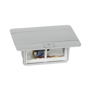 Legrand 54011 - Konnektor keret asztallaphoz POP-UP 4M alumínium 54011 kép