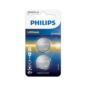 Philips CR2032P2/01B-2 db lítium gombelem CR2032 MINICELLS 3V 240mAh Phil-CR2032P2/01B kép