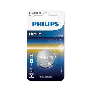 Philips CR2430/00B lítium gombelem CR2430 MINICELLS 3V 300mAh Phil-CR2430/00B kép