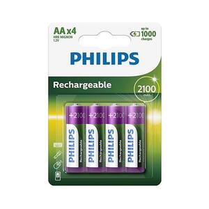 Philips R6B4A210/10 - 4 db AA MULTILIFE NiMH újratölthető akkumulátor 1, 2V/2100 Phil-R6B4A210/10 kép