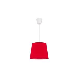 - Csillár zsinóron SOLO 1xE27/40W/230V átm. 24 cm piros 7204 kép