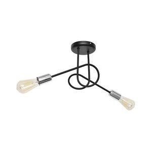 Csillár OXFORD 2xE27/15W/230V W-2016/2 BK+CH/H kép