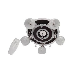 ARONA 5xE27/15W/230V+LED fekete spotlámpa P-8512/5 BK+CR kép