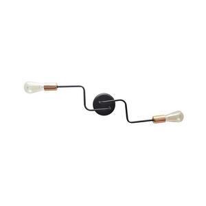 Csillár TUBE 2xE27/15W/230V fekete P-1924/2 BK+BR kép