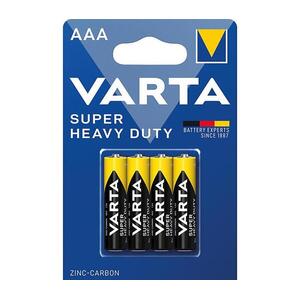 Varta 2003 - 4 db cink-szén AAA elem, nagy teherbírású, 1, 5 V 2003101414 kép