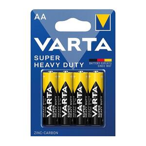 Varta 2006 - 4 db cink-szén elem SUPER HEAVY DUTY AA 1, 5V 2006101414 kép