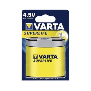 Varta 2012 - 1 db cink-szén elem SUPERLIFE 4, 5V 2012101411 kép