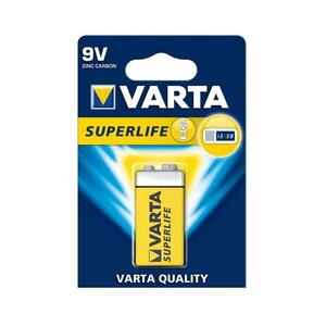 Varta 2022 - 1 db cink-szén elem SUPERLIFE 9V 2022101411 kép