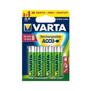 Varta 5675 - 3+1 db Tölthető elem ACCU AA Ni-MH/2100mAh/1, 2V 56706101494 kép