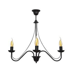 Csillár zsinóron MALBO II 3xE14/10W/230V W-2940/3 BK kép