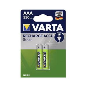 Varta 56733 - 2 db tölthető elem SOLAR ACCU AAA NiMH/550mAh/1, 2V 56733101402 kép