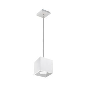 Csillár zsinóron QUAD 1 1xGU10/40W/230V fehér SL.0062 kép