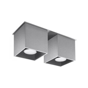 SL.0064 - Spotlámpa QUAD 2 2xGU10/40W/230V szürke SL.0064 kép
