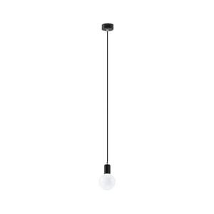 Csillár zsinóron EDISON 1xE27/60W/230V fekete SL.0152 kép