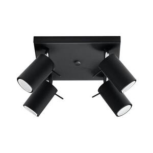 SL.0094 - Spotlámpa RING 4 4xGU10/10W/230V fekete SL.0094 kép
