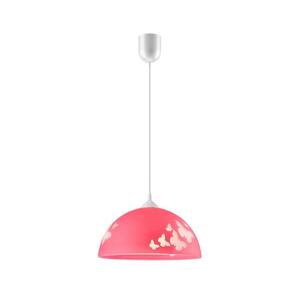 Gyerek csillár zsinóron 1xE27/60W/230V LM 1.3.6 CZERWONY kép