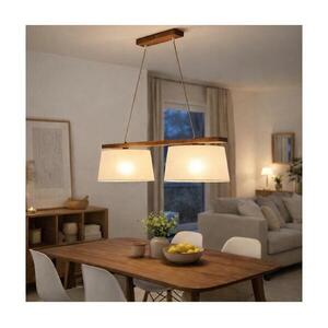 AIDA kábeles csillár 2xE27/60W/230V Ø35 cm tölgy/dió LD 2.98 DĄB ORZECH kép