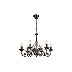 Csillár láncon DONATO 6xE14/40W/230V LM 6.29 CZARN kép