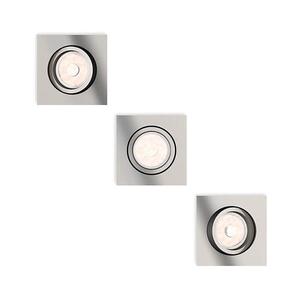 Philips 50403/17/PN - Készlet 3x beépíthető lámpa MYLIVING DONEGAL 1xGU10/5, 5W/230V 50403/17/PN kép