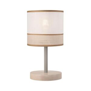 Asztali lámpa ANDREA 1xE27/60W/230V LN 1.55/A BIAŁY kép
