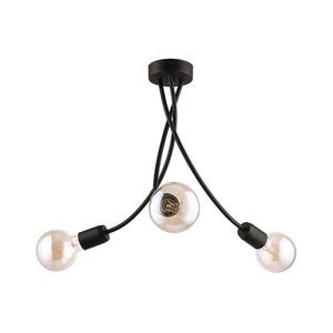 Jupiter 1639 - Csillár rúdon LUCE 3xE27/60W/230V fekete 1639 kép