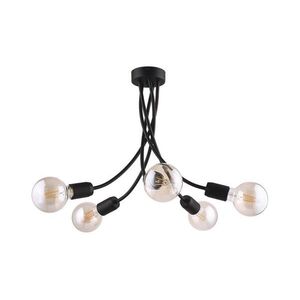Jupiter 1640 - Csillár rúdon LUCE 5xE27/60W/230V fekete 1640 kép