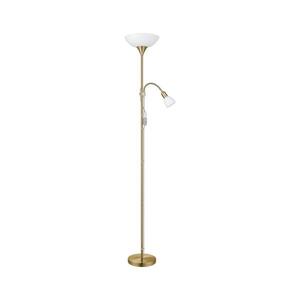 EGLO 82844 - Állólámpa UP 2 1xE27/60W + 1xE14/25W réz kivitel 82844 kép