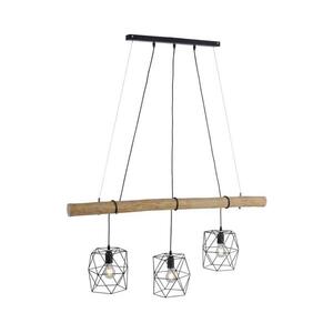 Leuchten Direkt 15503-18 - Csillár zsinóron EDGAR 3xE27/60W/230V 15503-18 kép