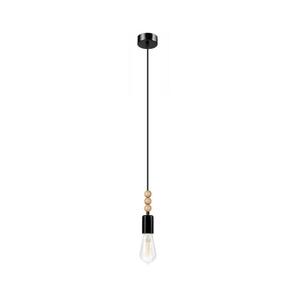 Simon függeszték 1xE27/60W/230V fekete/cseresznye LM-1.108 BLACK kép