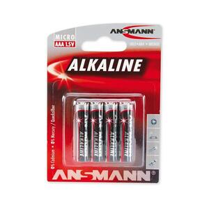 Ansmann 09630 LR03 AAA RED - 4db - alkáli elem 1, 5V 09630 kép