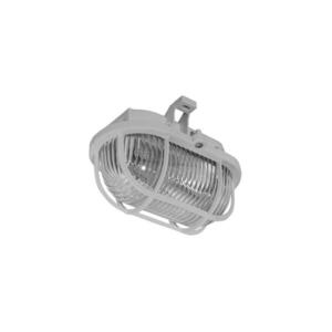 Kültéri mennyezeti lámpa OVAL 1xE27/60W/230V IP44 szürke SOP-60/S kép