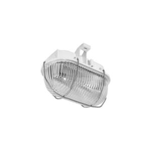 Kültéri mennyezeti lámpatest OVAL 1xE27/60W/230V IP44 fehér SOK-60/B kép